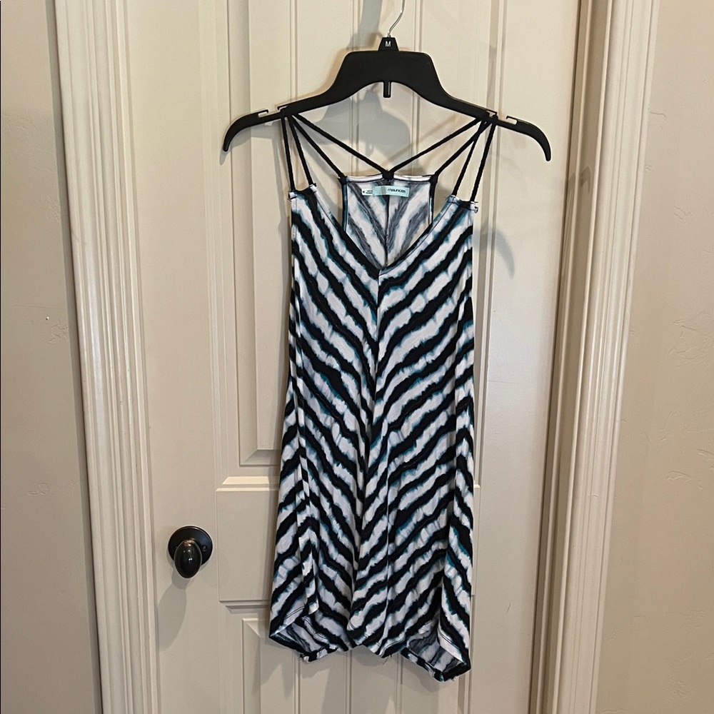 Black and White Striped summer top